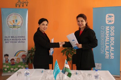 Memorandum of Understanding between SOS Children's Villages Uzbekistan and the Commissioner for Children's Rights of the Oliy Majlis of the Republic of Uzbekistan
